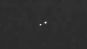 שני הלוויינים במרחק קילומטרים אחדים זה מזה. צילום מתוך הסרטון של s2a