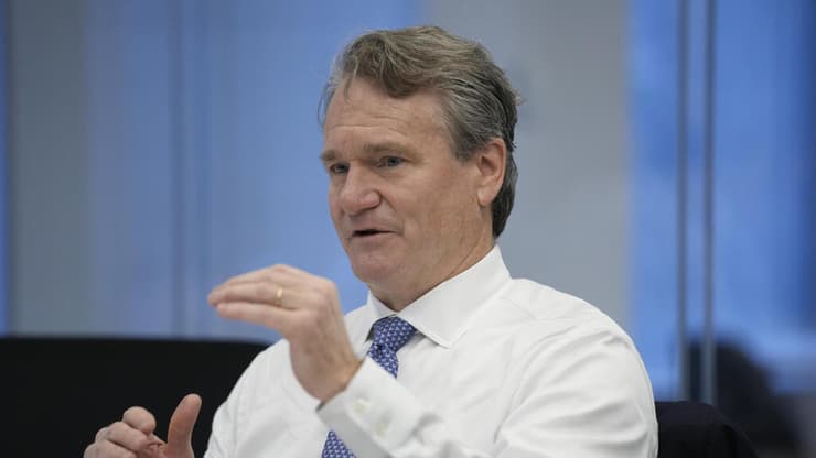 בריאן מויניהן, מנכ"ל בנק אוף אמריקה (צילום: AP Photo/Seth Wenig) בריאן מויניהן, מנכ"ל בנק אוף אמריקה