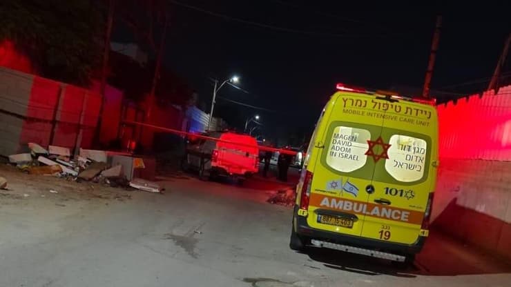 זירת הרצח בתל שבע