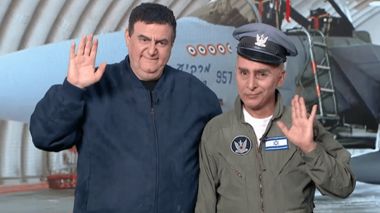 מתוך "ארץ נהדרת" (צילום מסך, באדיבות קשת 12) מתוך "ארץ נהדרת"