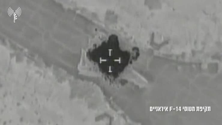 תיעוד מתקיפת מטוסי קרב F14 של הכוחות הצהאיים האיראניים