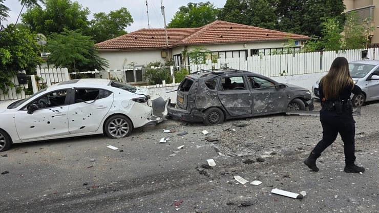 זירת פגיעה בראשון לציון