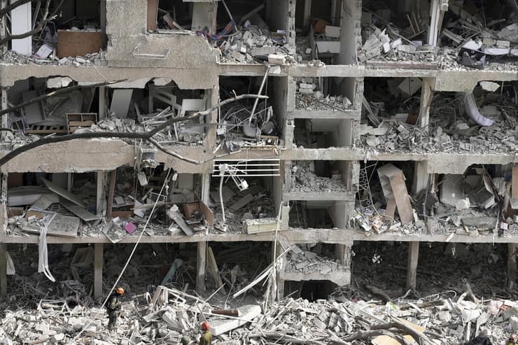 זירת הפגיעה בתל אביב