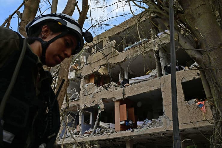 זירת הפגיעה בתל אביב