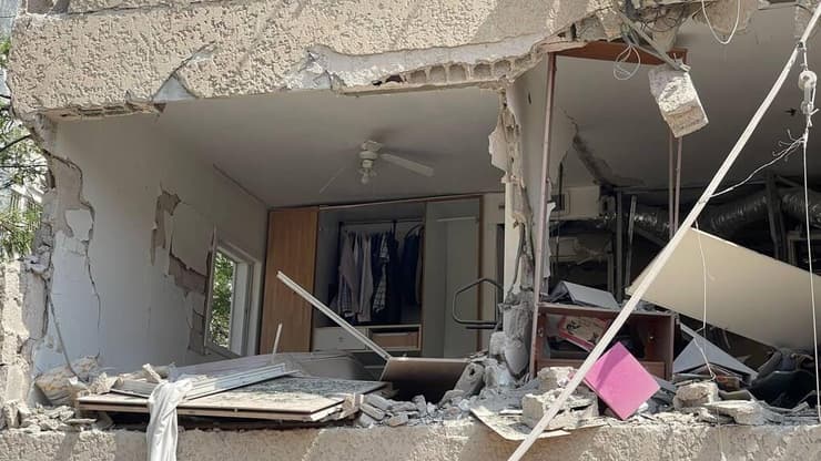 זירת הפגיעה בתל אביב