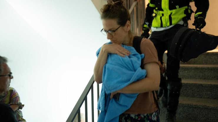 זירת הפגיעה בתל אביב