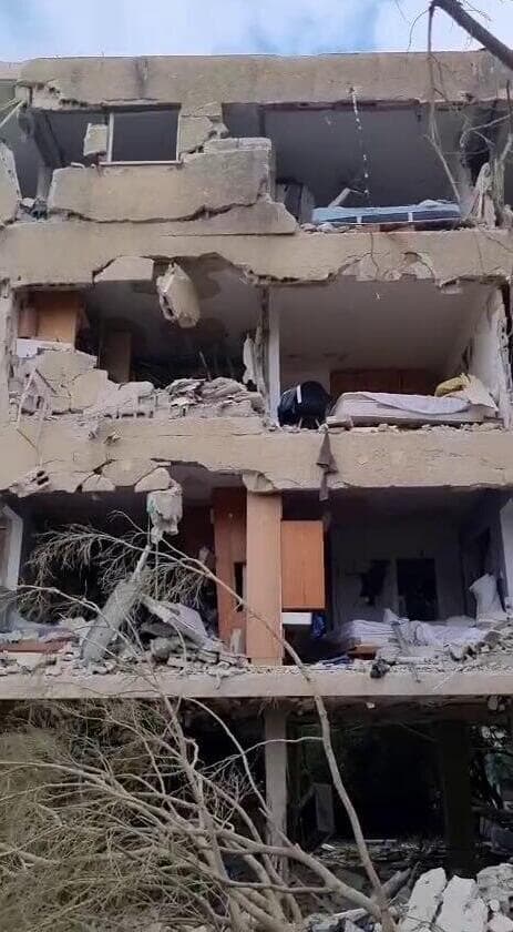 זירת הפגיעה בתל אביב