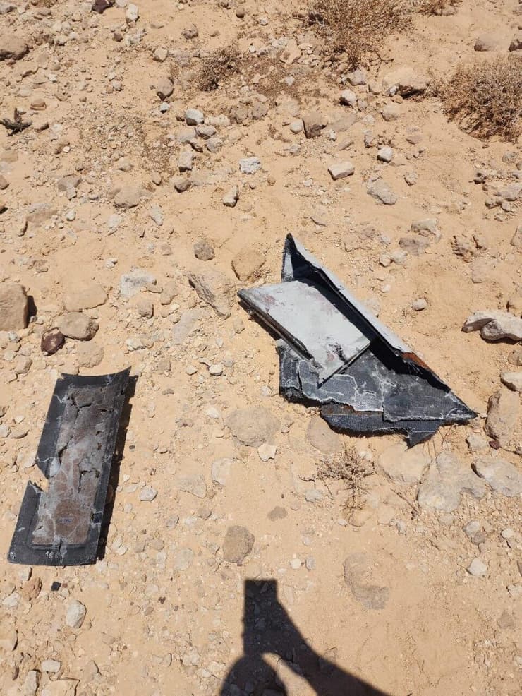 שברי היירוט (צילום: לירון אזרן, רשות הטבע והגנים) שברי היירוט