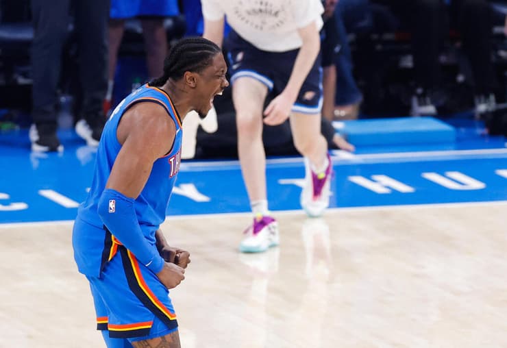 וויליאמס בטירוף (צילום: Alonzo Adams-Imagn Images) ג'יילן וויליאמס