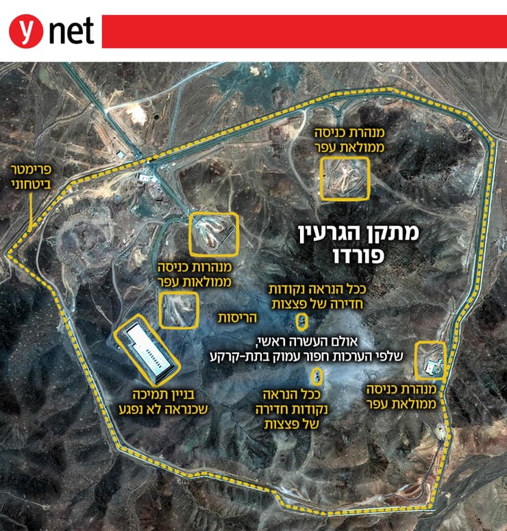 פורדו ניתוחי צילומי לוויין ניו יורק טיימס מתקפה איראן