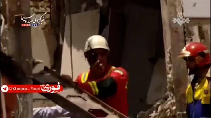 כלא אווין לאחר התקיפה באזור טהרן