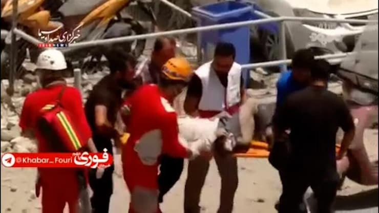 כלא אווין לאחר התקיפה באזור טהרן