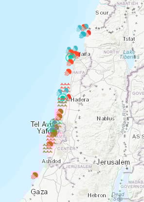 מפת המדוזות, היום