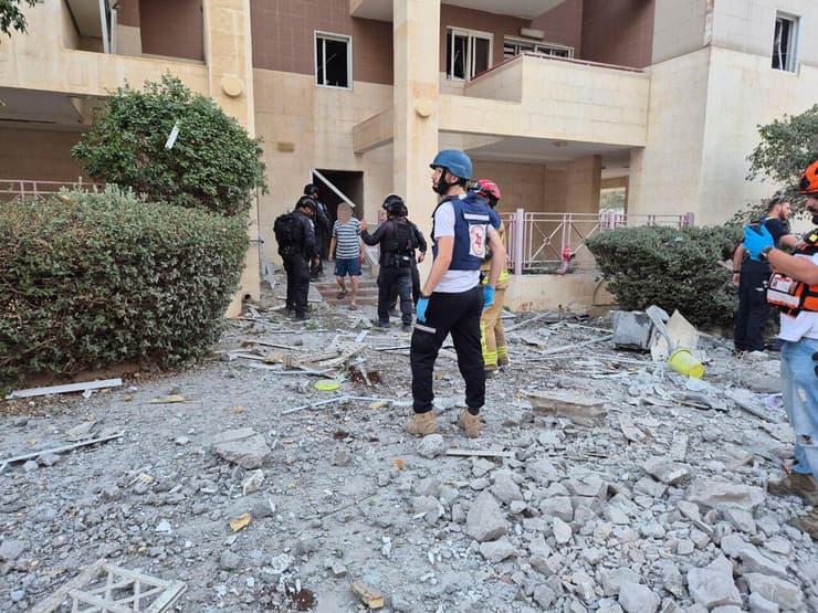 נפילת טיל בבאר שבע