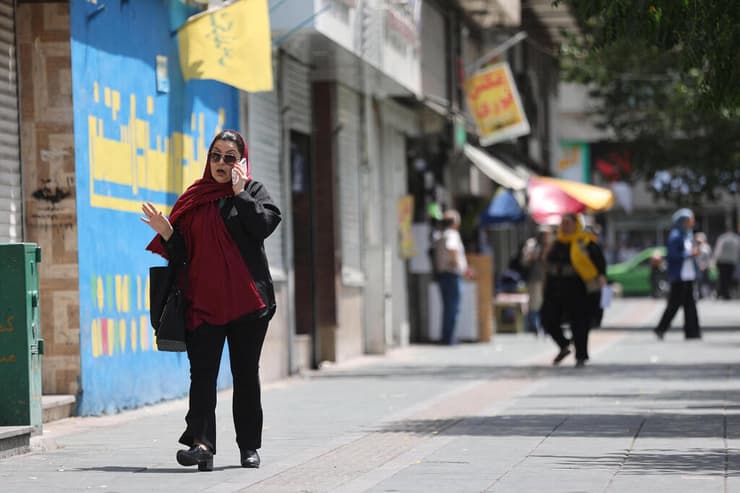 איראן רחובות טהרן אחרי ההכרזה על הפסקת אש