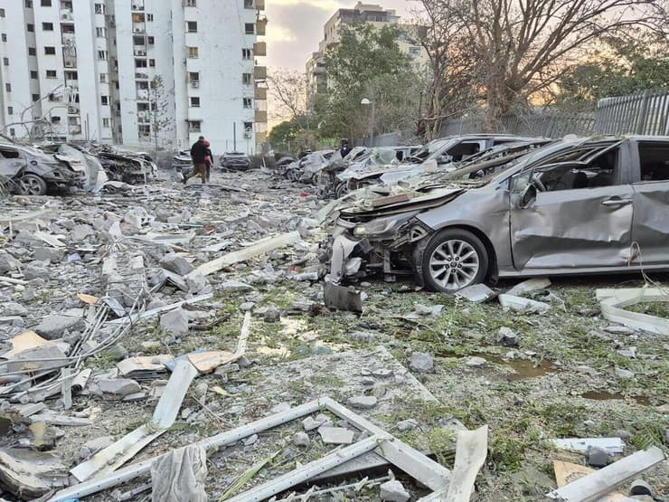 נפילת טיל בבאר שבע