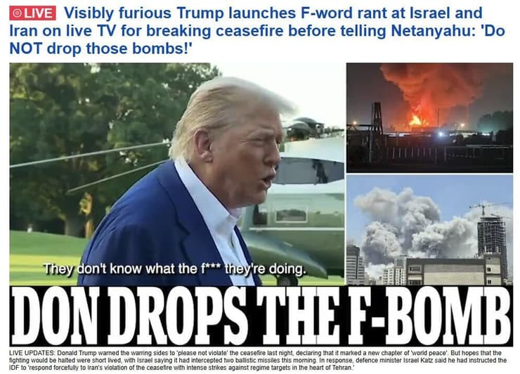 סיקור כלי תקשורת בעולם אחרי הביקורת של טראמפ על ישראל