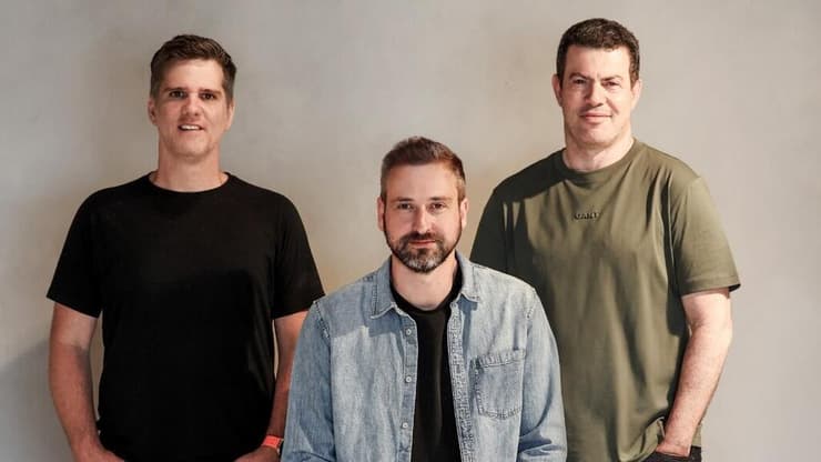 מימין: תומר בראל, נשיא מליו, מתן בר, מנכ״ל ומייסד שותף, אילן אטיאס, CTO ומייסד שותף (צילום: שלומי יוסף) מימין: תומר בראל, נשיא מליו, מתן בר, מנכ״ל ומייסד שותף, אילן אטיאס, CTO ומייסד שותף