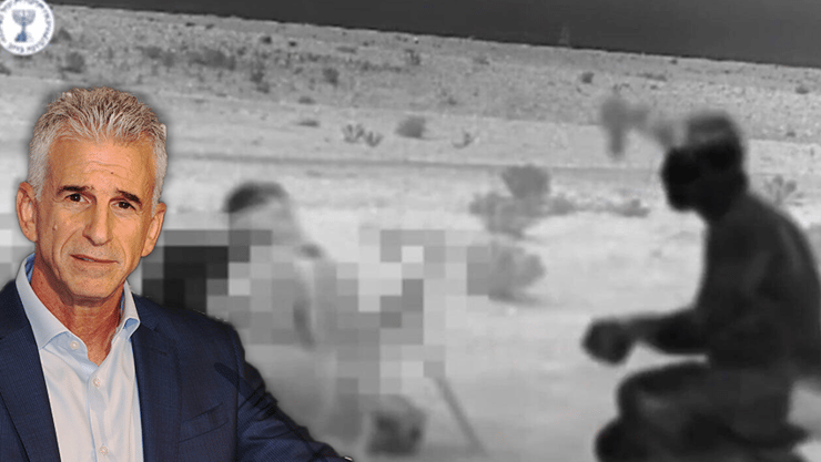 ראש המוסד ברנע ותיעוד הסוכנים על אדמת איראן (צילום: המוסד, יריב כץ) תיעוד מתקיפת מערכת הגנה האווירית האיראנית באמצעות טילים מדויקים