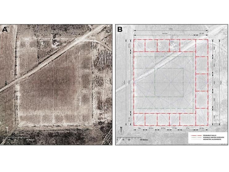 מבנה המקדש שהיה מיועד על פי ההערכות לביצוע טקסים לאחר יום שוויון השמש, הרגע בו השמש נמצאת ישירות מעל קו המשווה (צילום: José Capriles/Pennsylvania State University) מבנה המקדש שהיה מיועד על פי ההערכות לביצוע טקסים לאחר יום שוויון השמש, הרגע בו השמש נמצאת ישירות מעל קו המשווה
