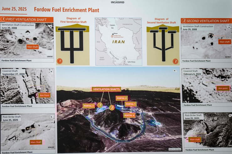 רמטכ"ל צבא ארה"ב דן קיין  מציג פרטים חדשים על תקיפת פורדו ב איראן