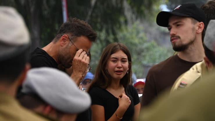 הלווייתו של מתן שי ישינובסקי ז"ל בבית העלמין בכפר יונה