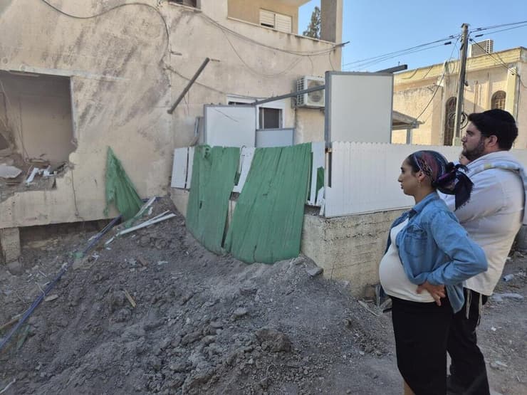 עטרה וניתאי אלקיים שביתם נפגע מכטב"ם איראני בבית שאן