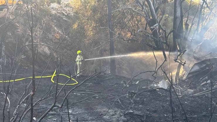 שריפה בנס ציונה
