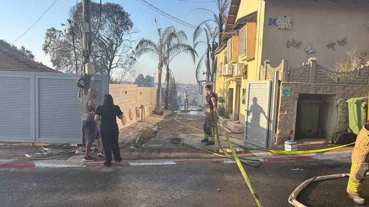 שריפה בנס ציונה