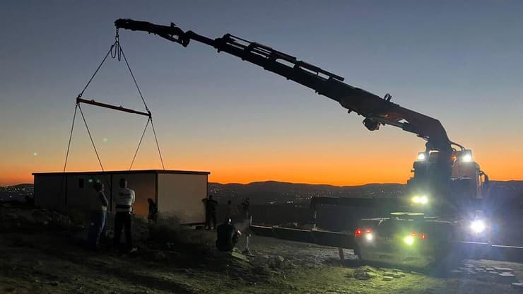 עבודות ההקמה. ״חלק ממהלך גדול״ הקמת נקודת התיישבות חדשה בשם נופיגדעון שהובלה על ידי ראש מועצת קדומים