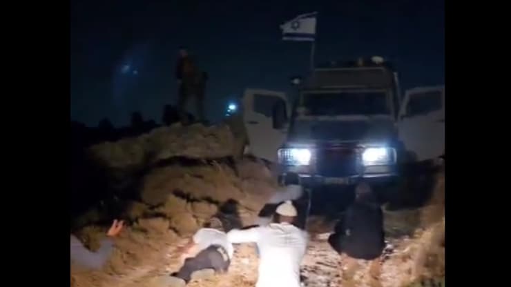 מתוך התיעוד שהפיצו המתנחלים