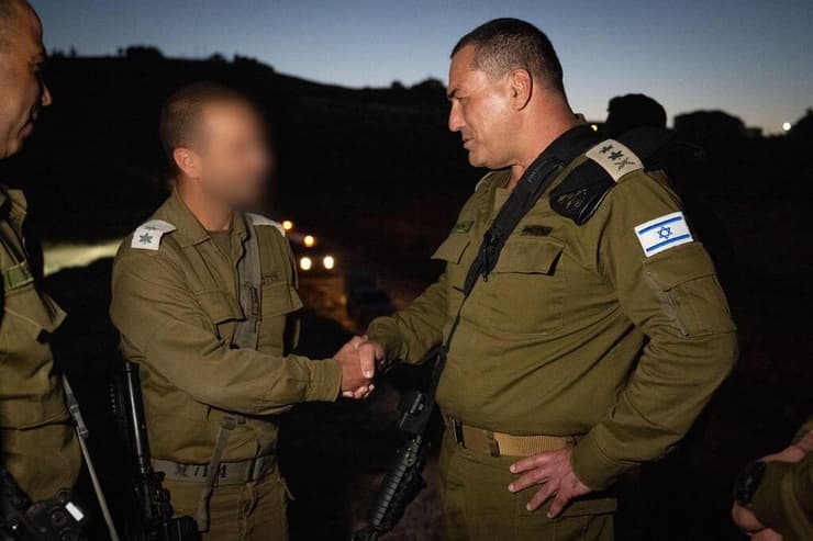 הרמטכ"ל בביקור בחטיבה המרחבית בנימין לאחר אלימות המתנחלים כלפי חיילים במקום