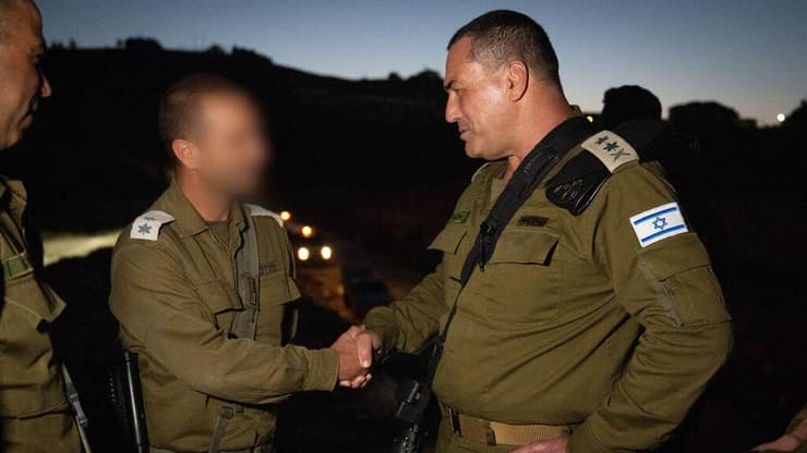 הרמטכ"ל בביקור בחטיבה המרחבית בנימין לאחר אלימות המתנחלים כלפי חיילים במקום