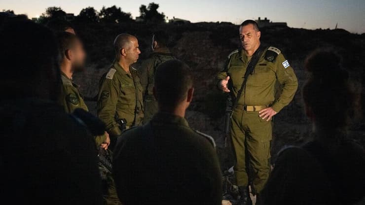 הרמטכ"ל בביקור בחטיבה המרחבית בנימין לאחר אירוע אלימות המתנחלים כלפי חיילים במקום