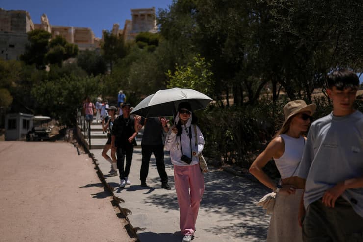 גל חום אתונה יוון אירופה