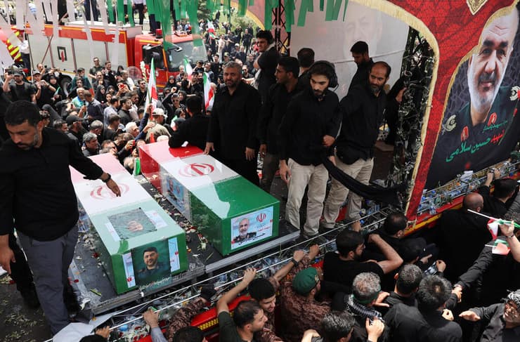 צילום: Majid Asgaripour/WANA via REUTERS הלוויות ענק לבכירים האיראנים שחוסלו