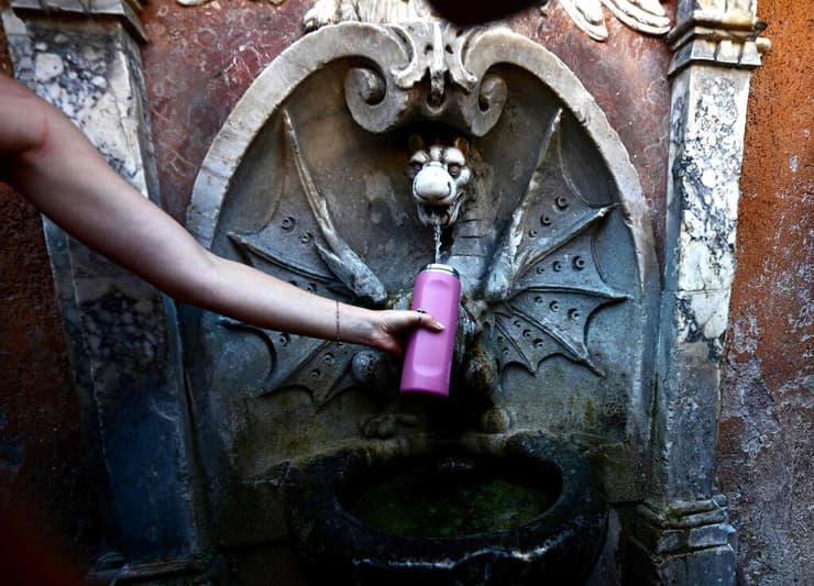 גל חום רומא איטליה אירופה