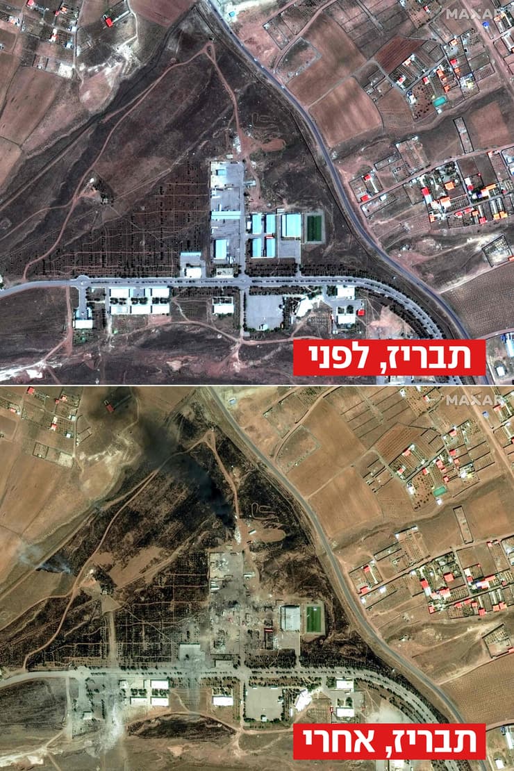 תבריז לפני ואחרי התקיפות