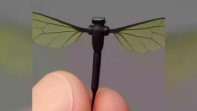 רחפן-יתוש. כאילו נלקח מסרט מד"ב (רשתות חברתיות) הרחפן-יתוש הסיני