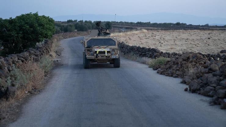 פעילות כוחות אוגדה 210 בדרום סוריה