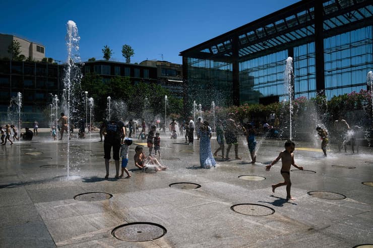 גל חום צרפת פריז