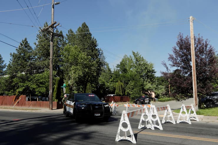 ארה"ב איידהו מארב הצית שריפה ו רצח כבאים