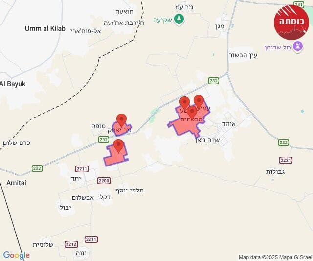 אזעקות בעוטף