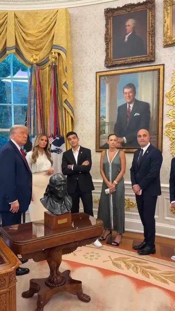 עידן אלכסנדר נפגש עם טראמפ