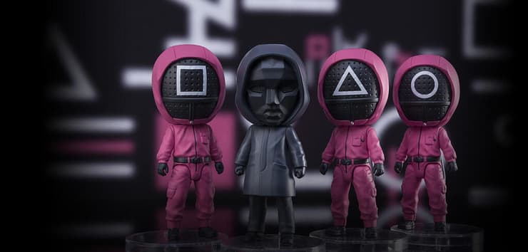 בובות משחק של משחקי הדיונון