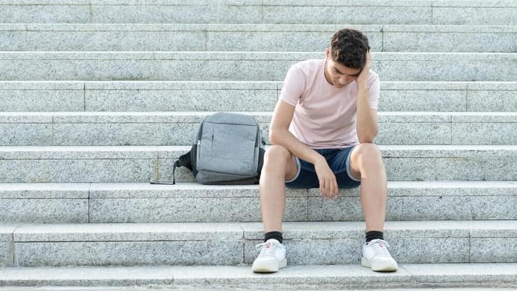 רוב המבוגרים בעלי בעיות נפשיות חוו את תחילתן עוד בגיל ההתבגרות (צילום: Shutterstock) דיכאון