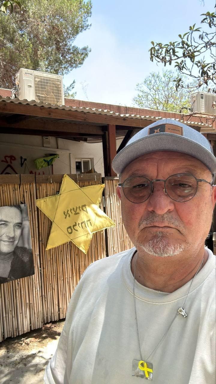 דני אלגרט, אחיו של איציק ז"ל שנחטף מקיבוץ ניר עוז, וגופתו הוחזרה לישראל בעסקת החטופים