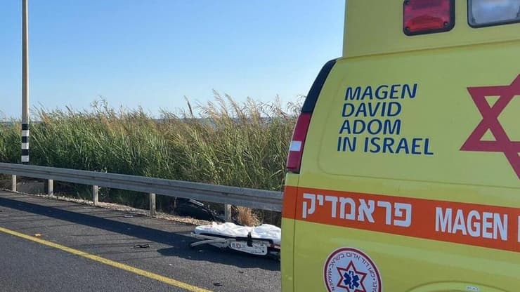 זירת תאונת הדרכים בכביש 4, מגשר הזיו ללימן