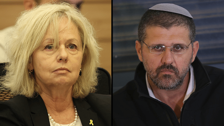 מכוון לנתק את כפיפות היועצים לפסיקות בג"ץ. בוארון והיועמ"שית (צילום: אלכס קולומויסקי , עמית שאבי) חצאים ח"כ אביחי בוארון והיועמשית