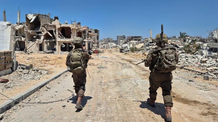 ליאור בן עמי עם סא"ל י', מג"ד נחשון של חטיבת כפיר